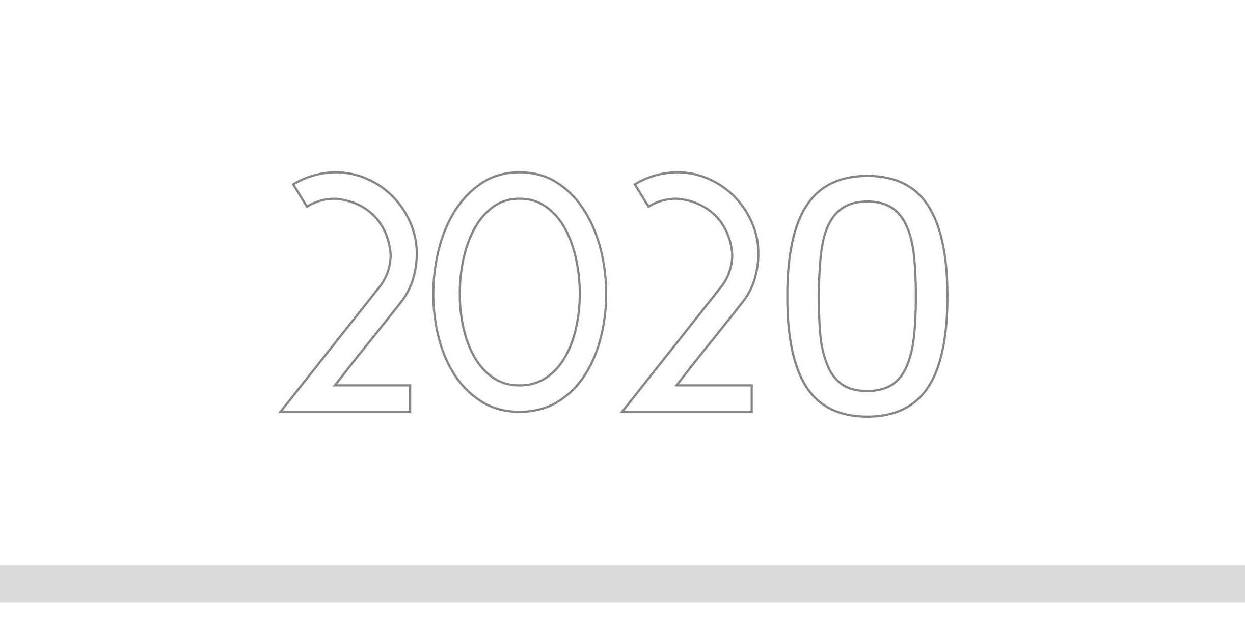 Neujahrskarte 2020 aktuell